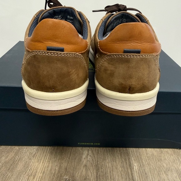 Florsheim Brown Leather Sneakers - Picture 6 of 8
